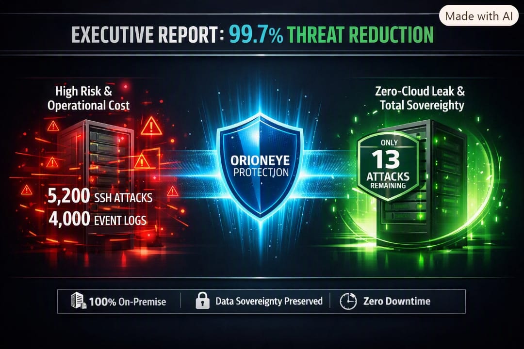 OrionEye — Executive Report: 99.7% Threat Reduction